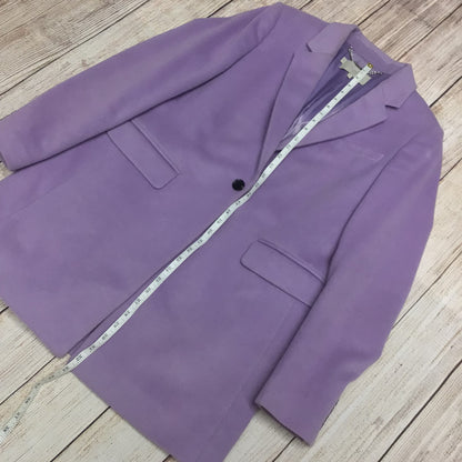 Hobbs Lilac Purple Wool Blend Coat Size 14