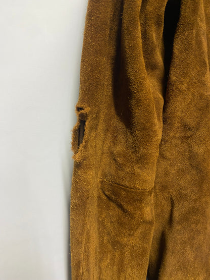 Allsaints Brown Suede Jacket Medium