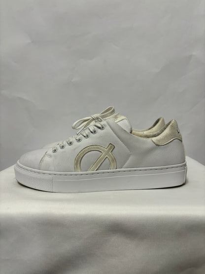 LØCI White Lace Up Trainers 6