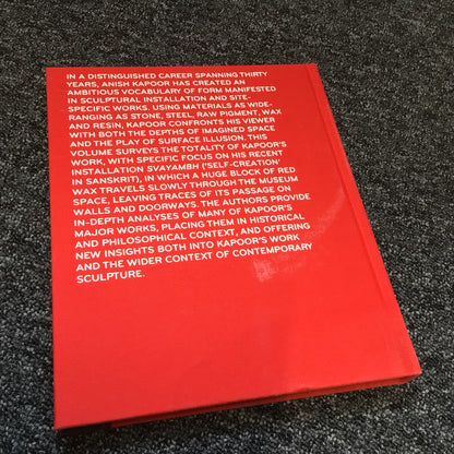 Anish Kapoor: Svayambh by Rainer Crone & Alexandra Von Stosch (Prestel)