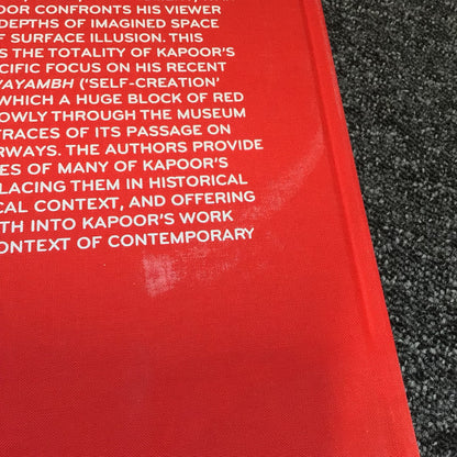 Anish Kapoor: Svayambh by Rainer Crone & Alexandra Von Stosch (Prestel)