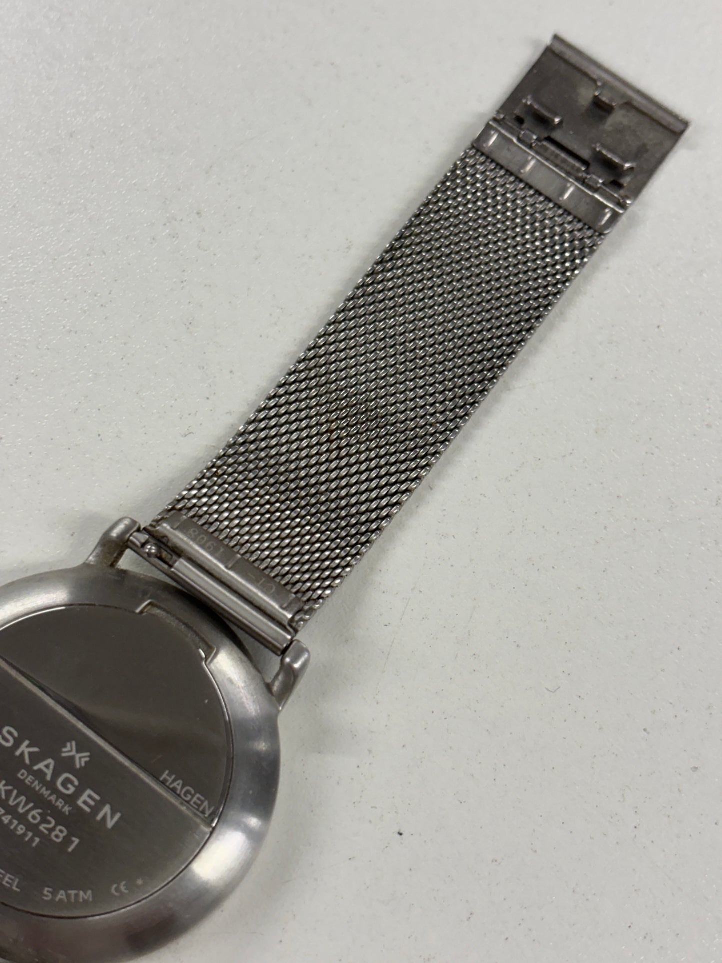 Skagen Metallic Silver Hagen SKW6281 Mesh Watch 40mm (untested)