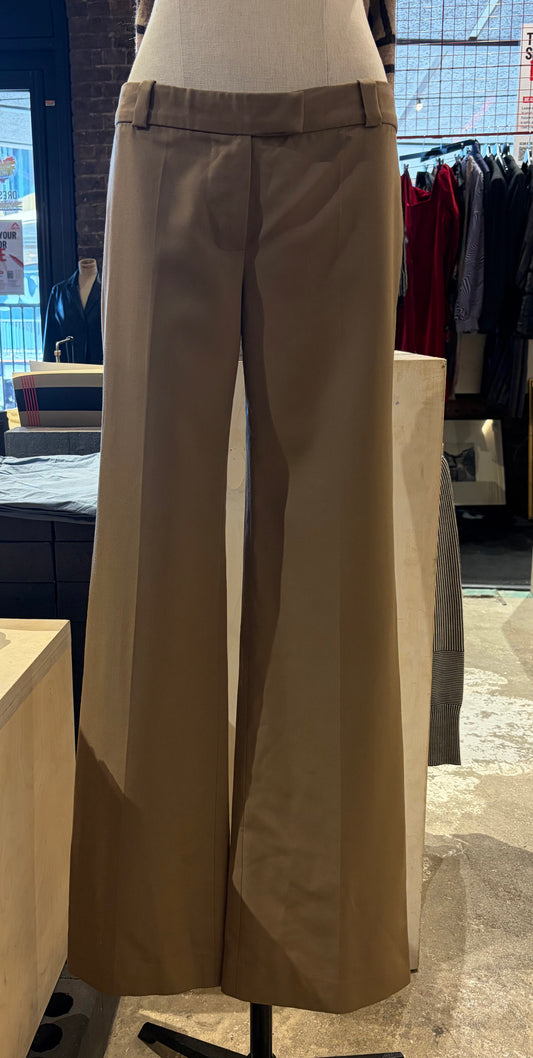 Chloé camel-coloured wide-leg trousers 33Wx33L