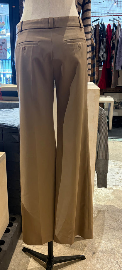 Chloé camel-coloured wide-leg trousers 33Wx33L
