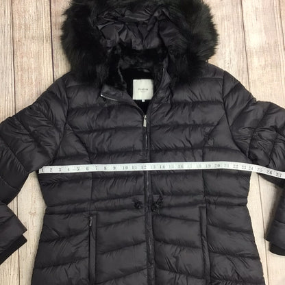 Firetrap Black Puffer Jacket w/Faux Fur Hood Size 18