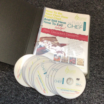 The Raw Chef Academy 2x 13 DVD Recipe Box Sets