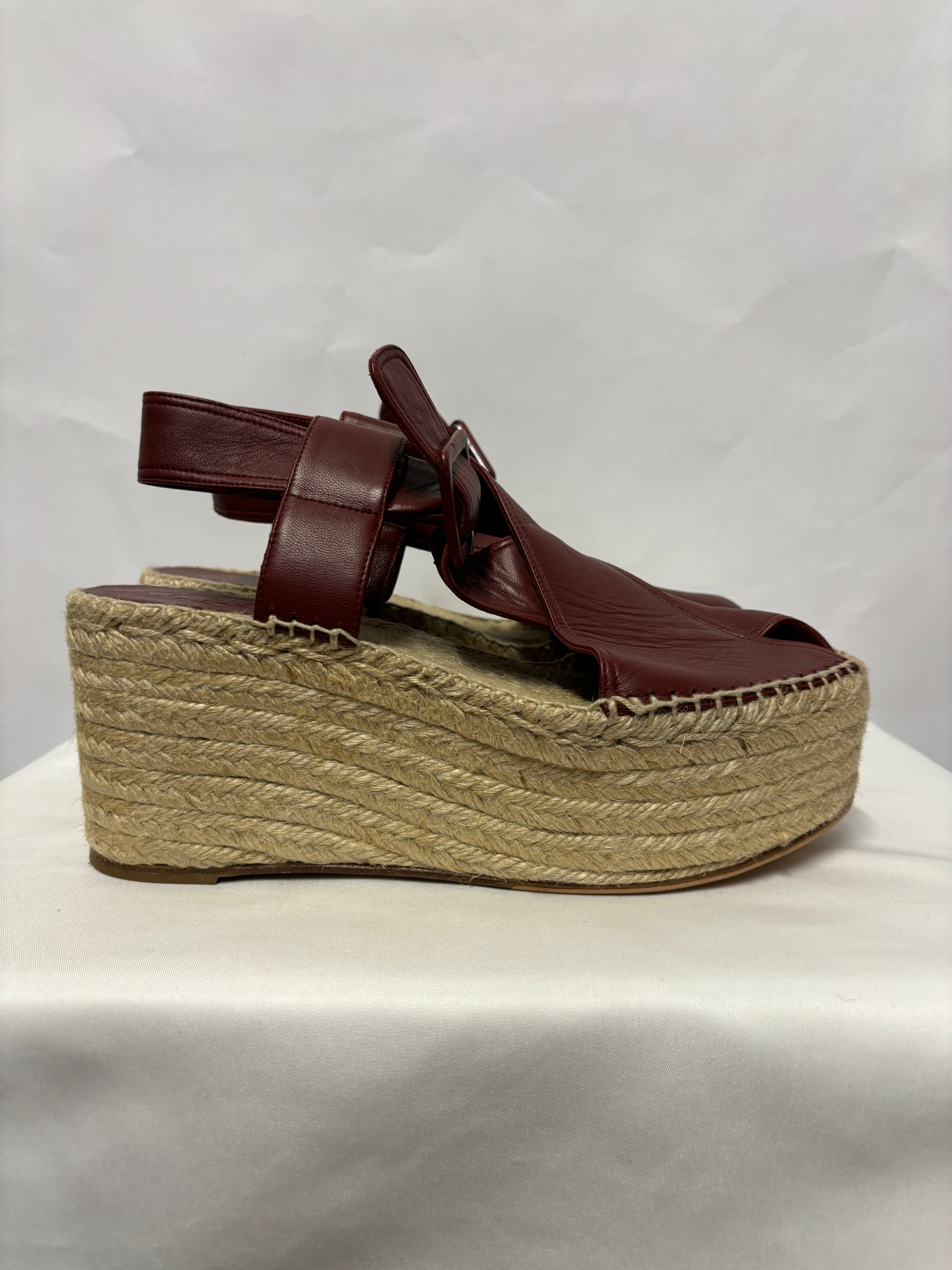 Celine platform espadrilles online