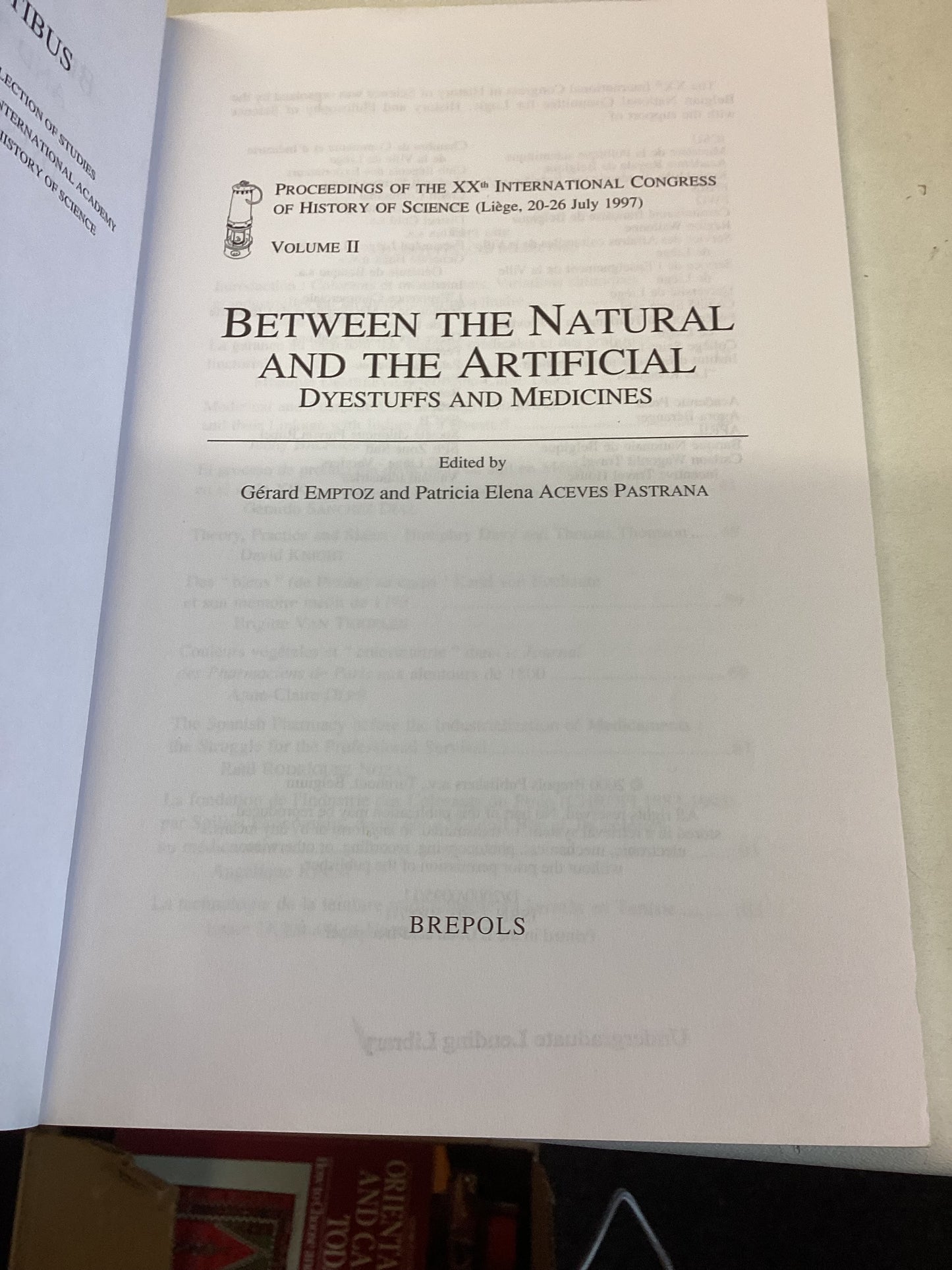 Between The Natural and The Artificial Dyestuffs and Medicines Volume 2