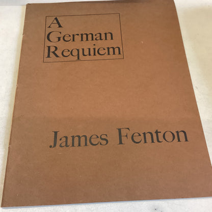 A German Requiem James Fenton