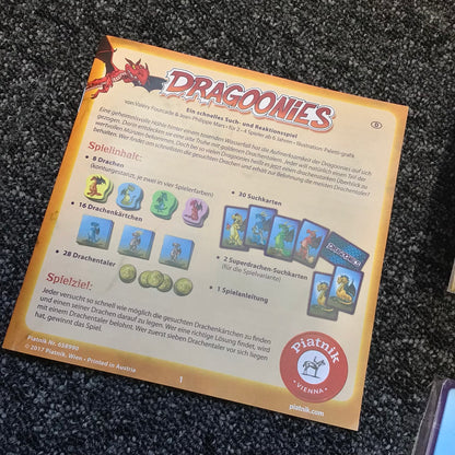 Dragoonies Board Game, Piatnik Vienna (2017) 9001890658990
