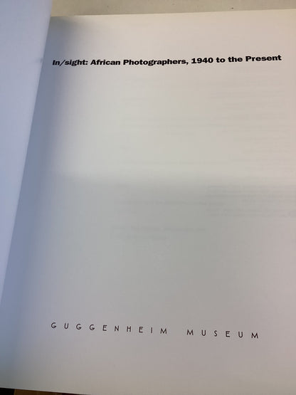 In/Sight African Photographers, 1940 To The Present Guggenheim Museum