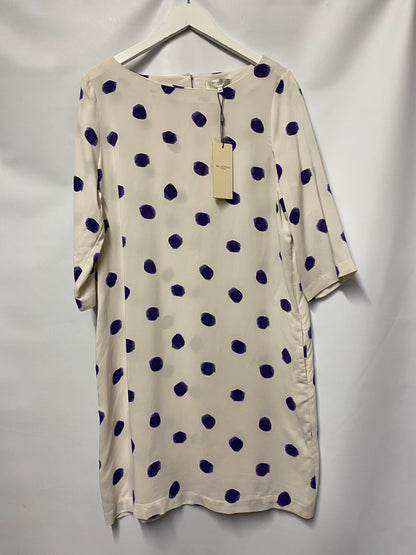 Selected Femme White Dot Dress UK12 BNWT