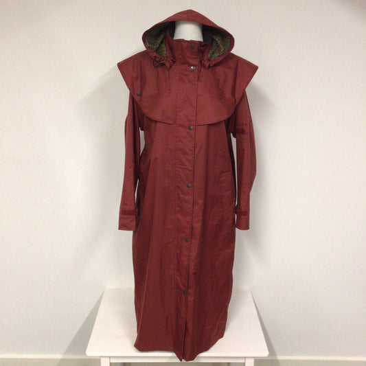 Jack Murphy Red Malvern Long Coat Size 16