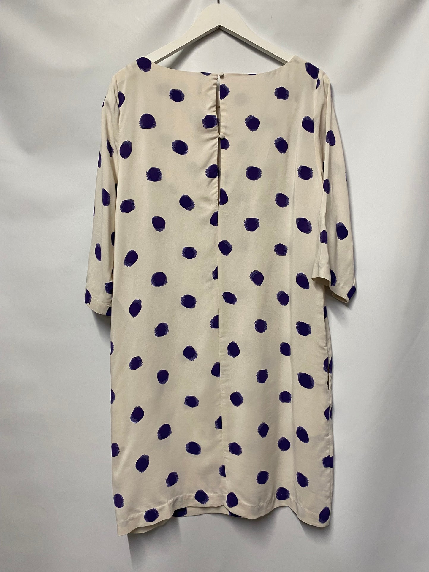 Selected Femme White Dot Dress UK12 BNWT