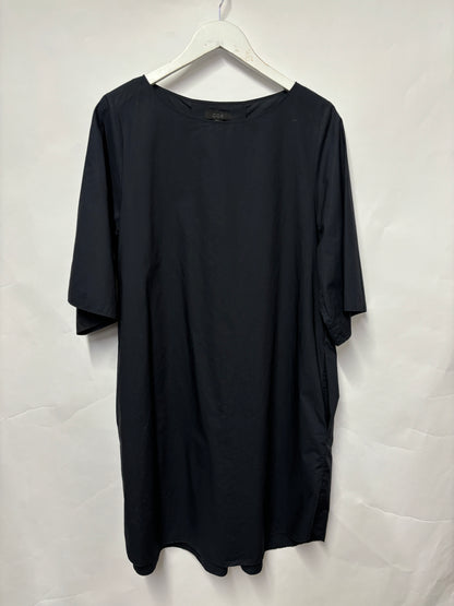 COS Navy Cotton Tunic Tunic Dress 14/42