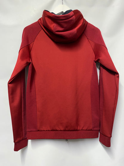 Armani Exchange Red Zip Up Hoodie Extra Small