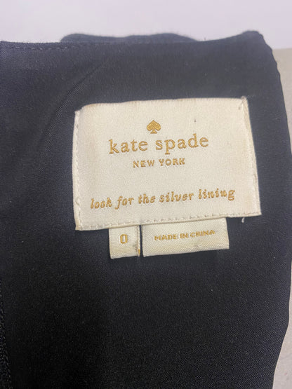 Kate Spade Black and Nude Panel Bodycon Dress Small