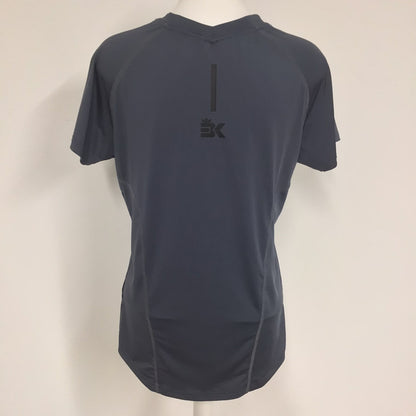 Brokig Slate Blue Sports Top Size L