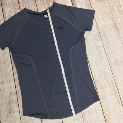 Brokig Slate Blue Sports Top Size L