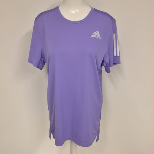 Adidas Lilac Purple Sports Running T Shirt Size M