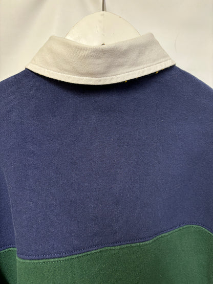 Polo Ralph Lauren Blue and Green Cotton Blend Polo Shirt 8