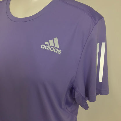 Adidas Lilac Purple Sports Running T Shirt Size M