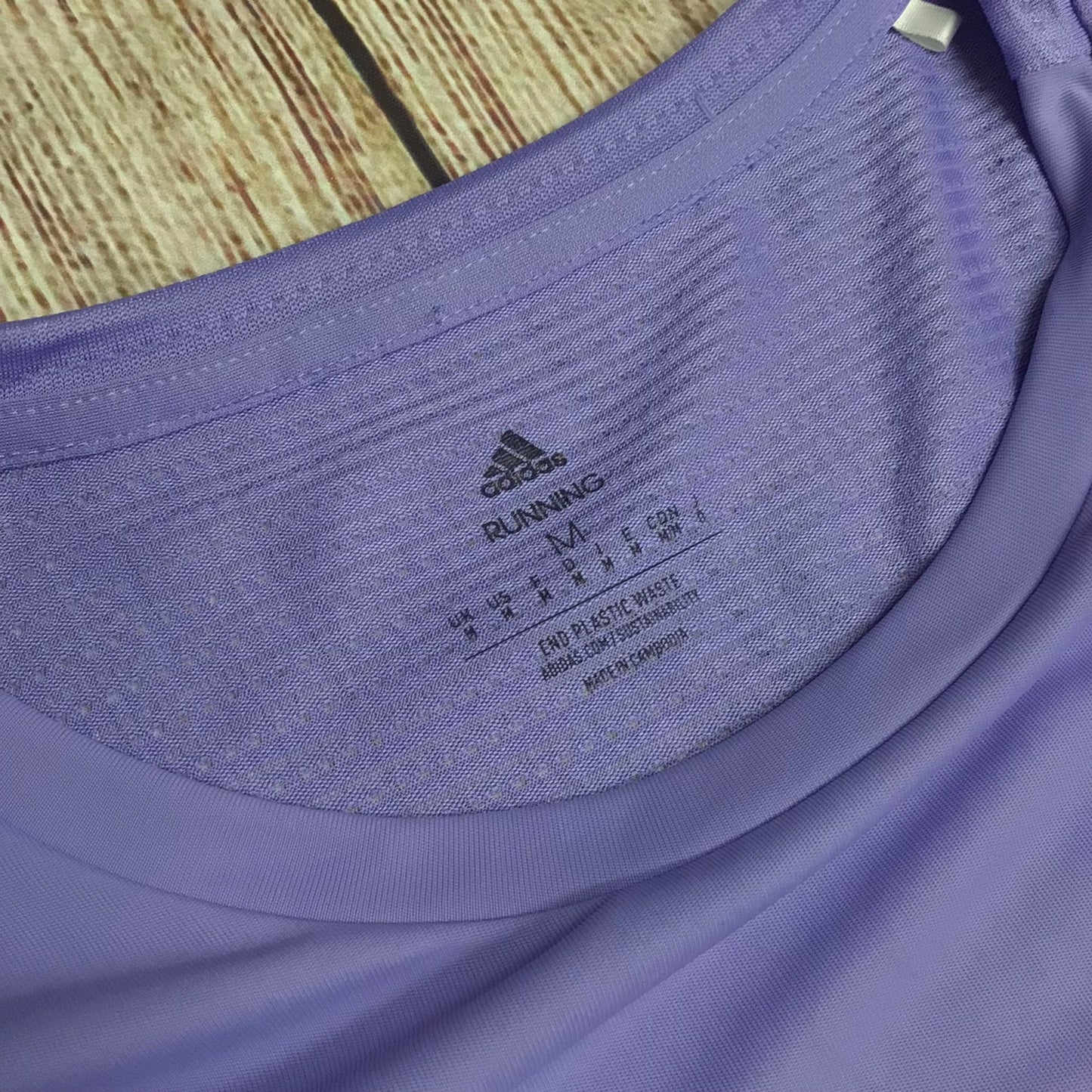 Adidas Lilac Purple Sports Running T Shirt Size M