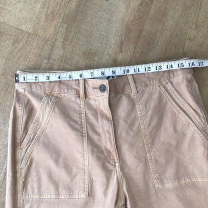 BNWT White Stuff Light Pink Organic Cotton Blend Chino Trousers Size 12R