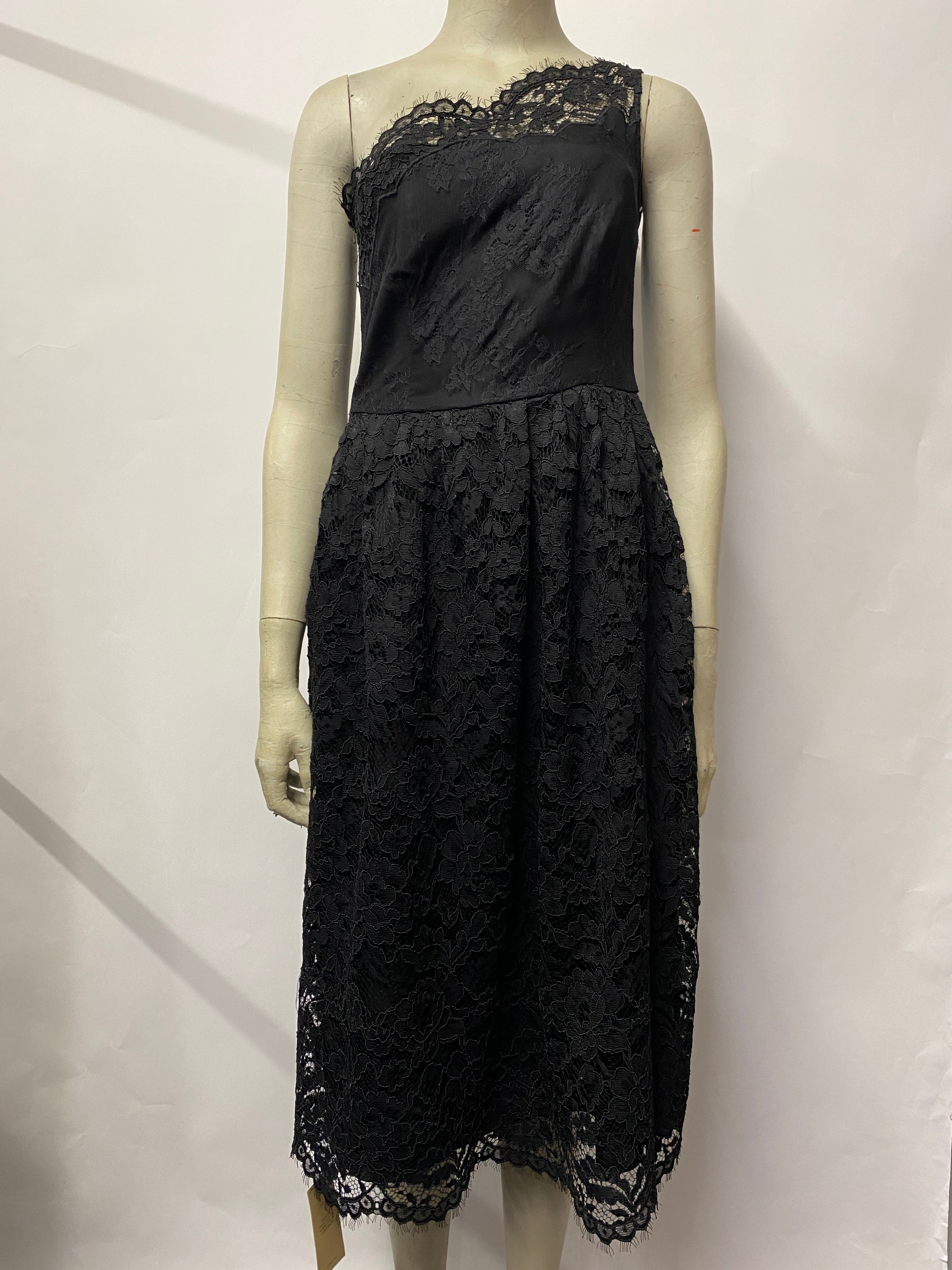 Whistles black best sale lace dress