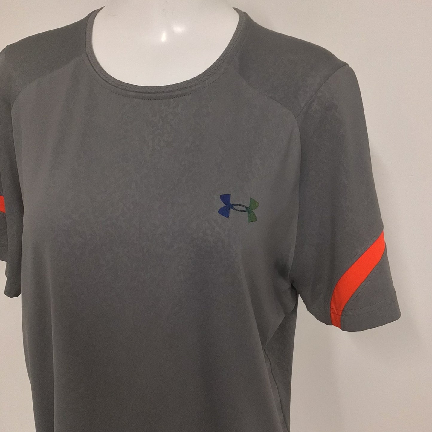 Under Armour UA Grey Rush Tee T Shirt Size L