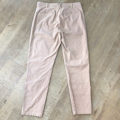 BNWT White Stuff Light Pink Organic Cotton Blend Chino Trousers Size 12R