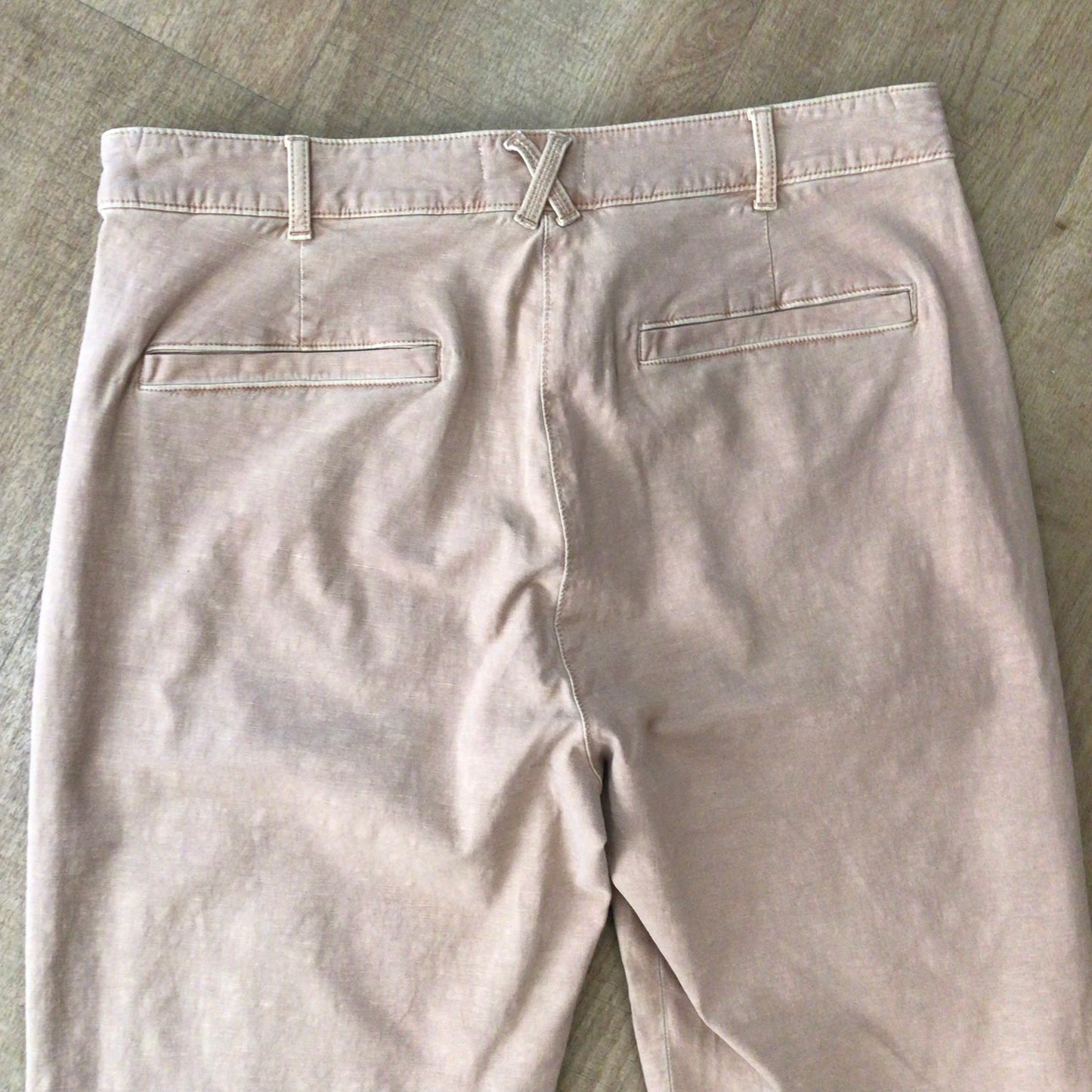 BNWT White Stuff Light Pink Organic Cotton Blend Chino Trousers Size 12R