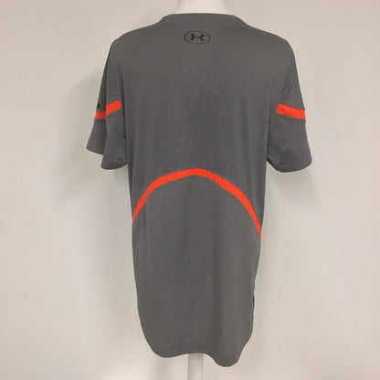 Under Armour UA Grey Rush Tee T Shirt Size L