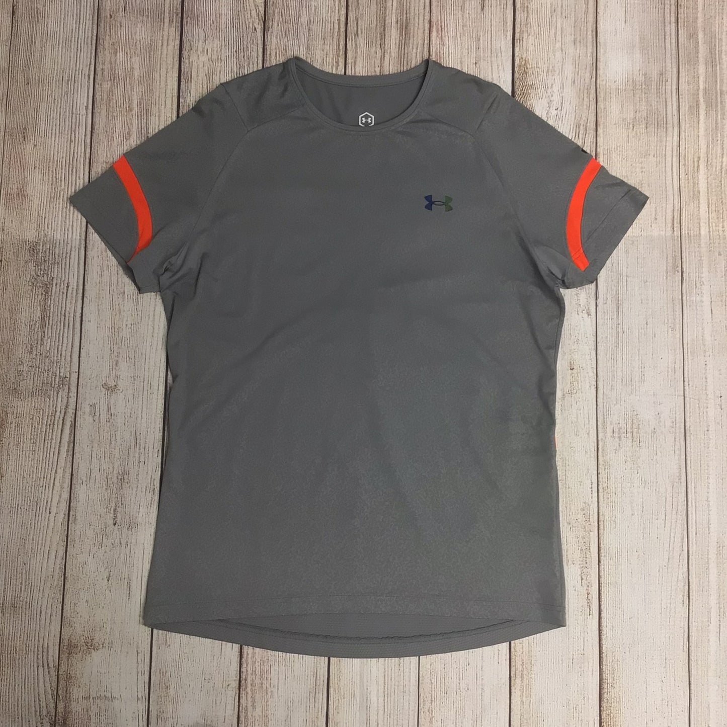 Under Armour UA Grey Rush Tee T Shirt Size L