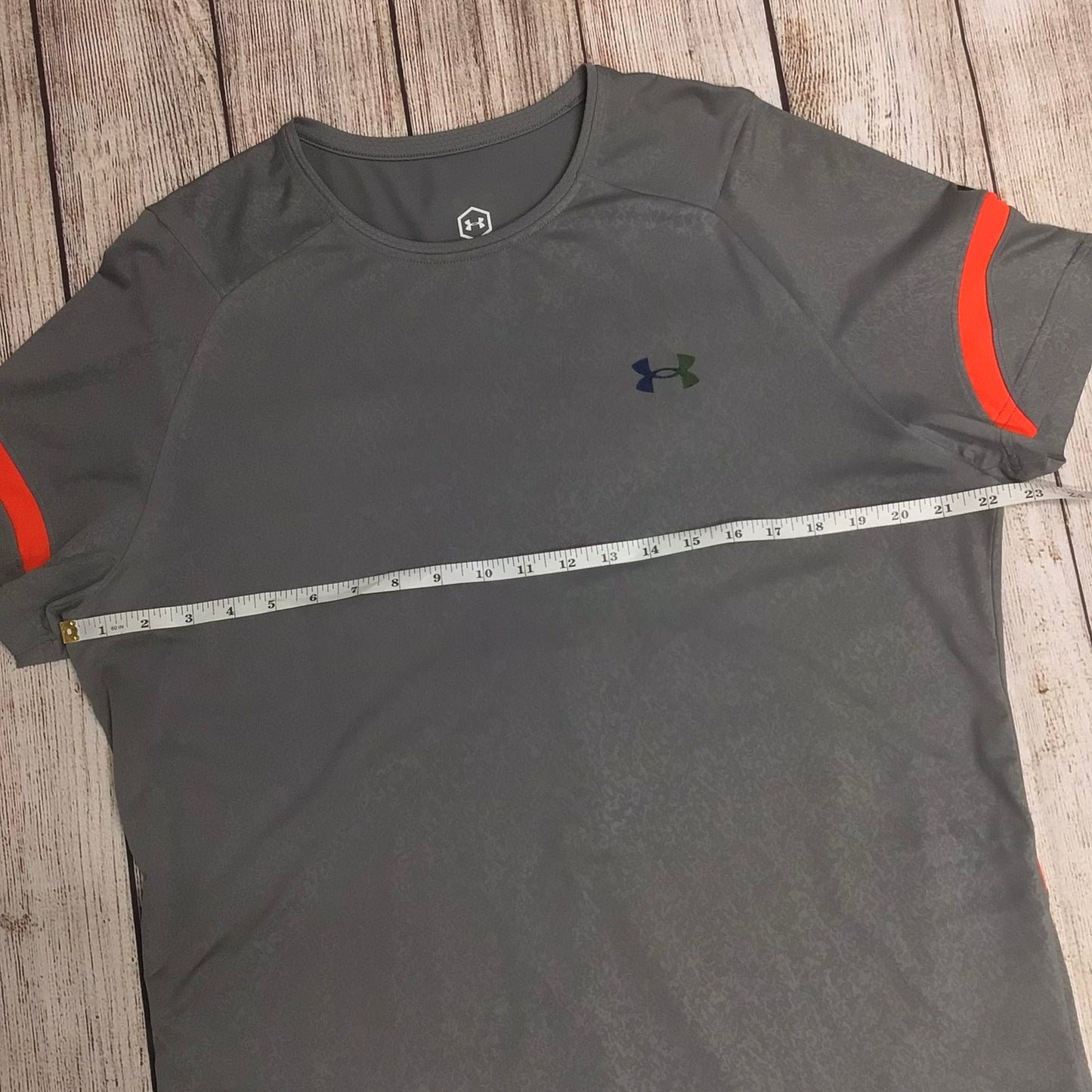 Under Armour UA Grey Rush Tee T Shirt Size L