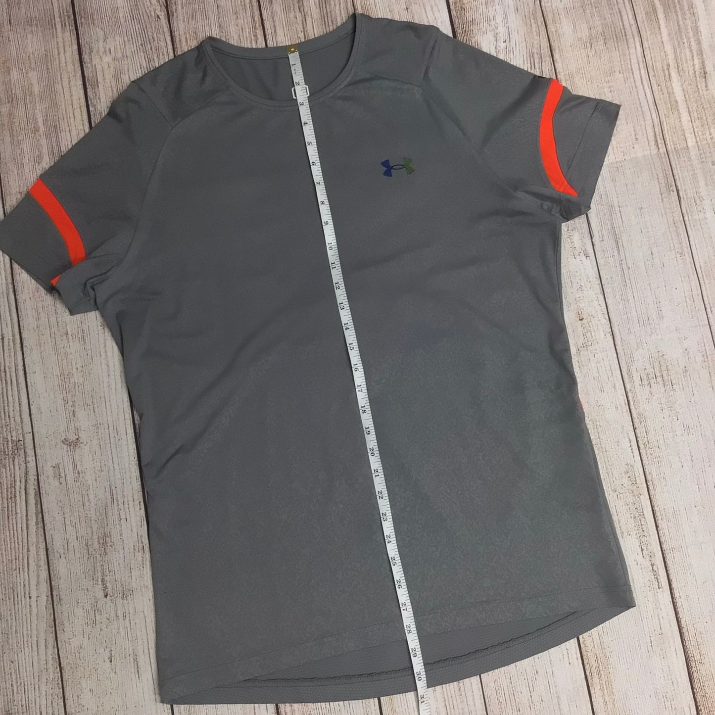 Under Armour UA Grey Rush Tee T Shirt Size L