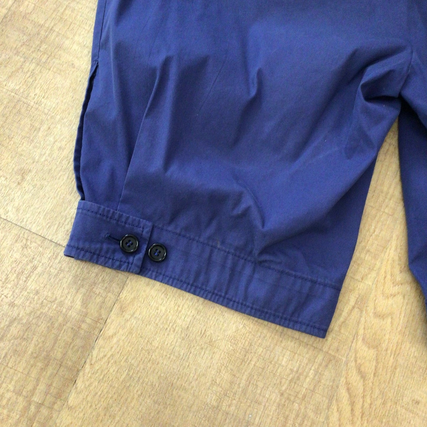 Prada Navy Blue Cotton Blend Shorts Size 44 (on label)