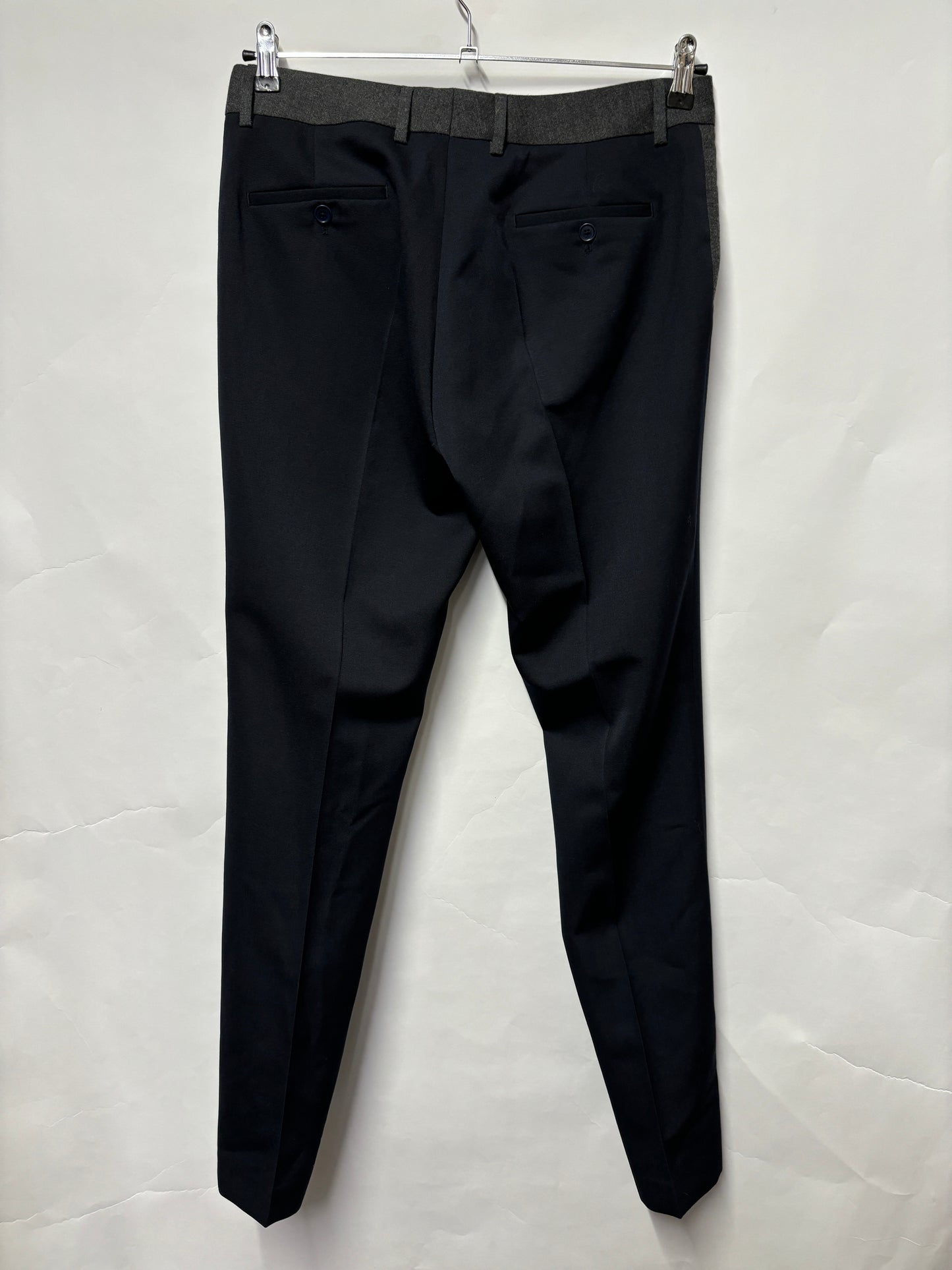 Chloe Stora Navy Smart Tailored Trousers 12/40