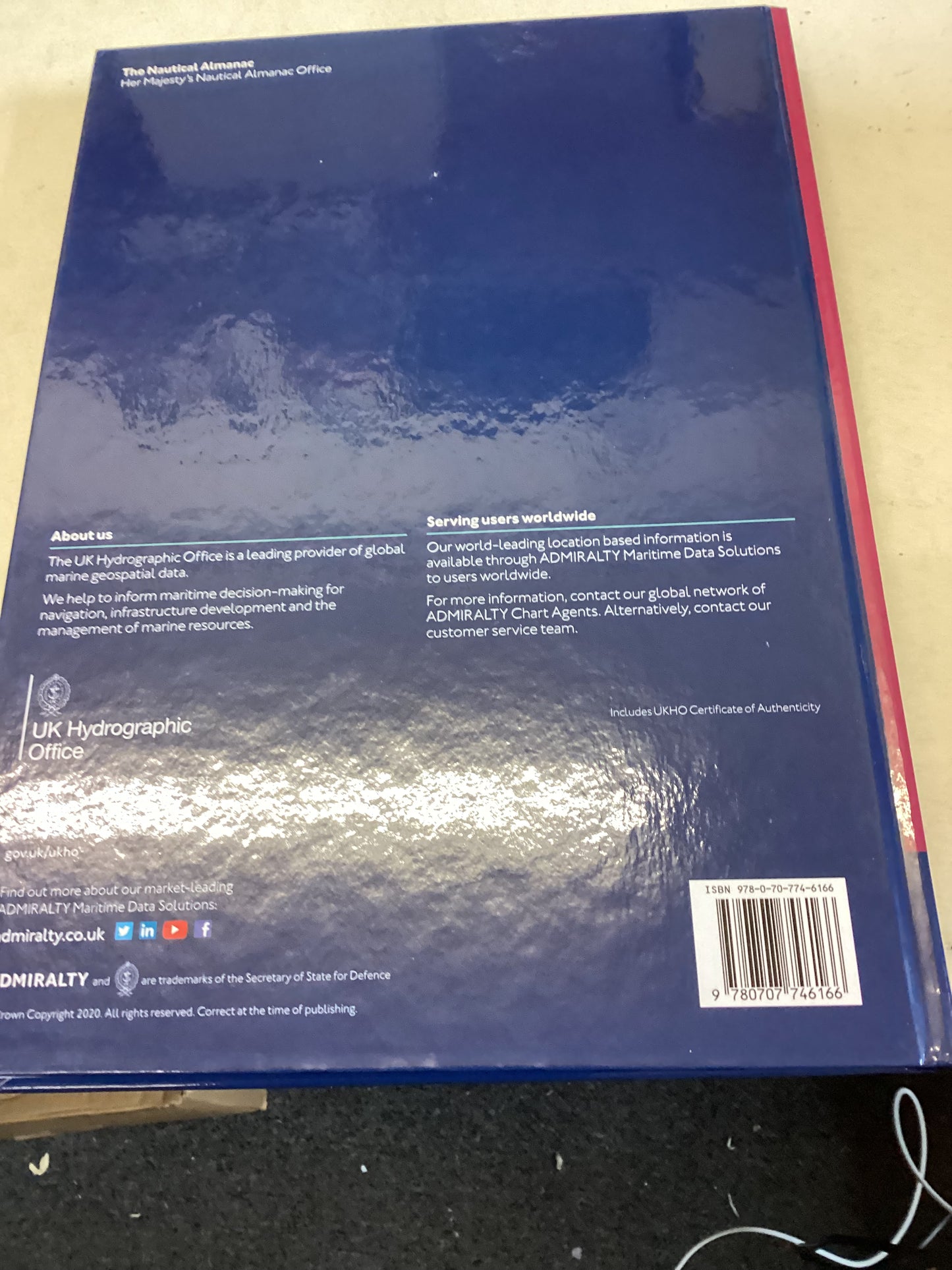 Admiralty the Nautical Almanac Her Majesty's Nautical Almanac Office NP314-21 2021