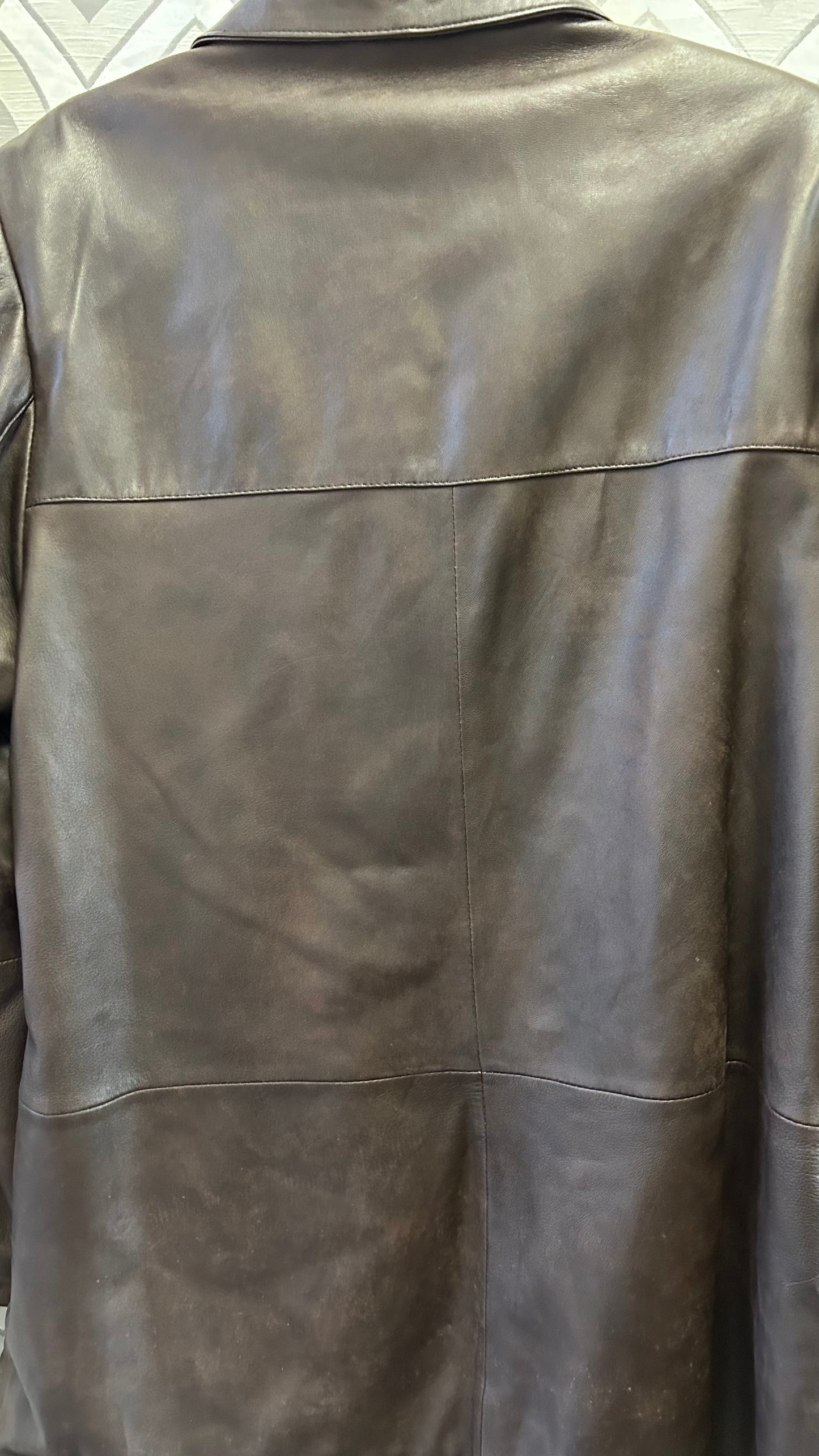 Lakeland Longer Leather Jacket , Brown, 18