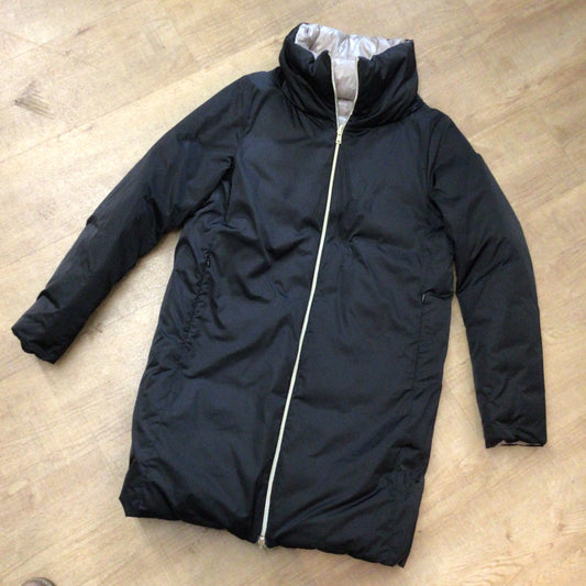 Herno Black Multi Reversible Down Jacket Size 44 (PI0368D-12170-9300)