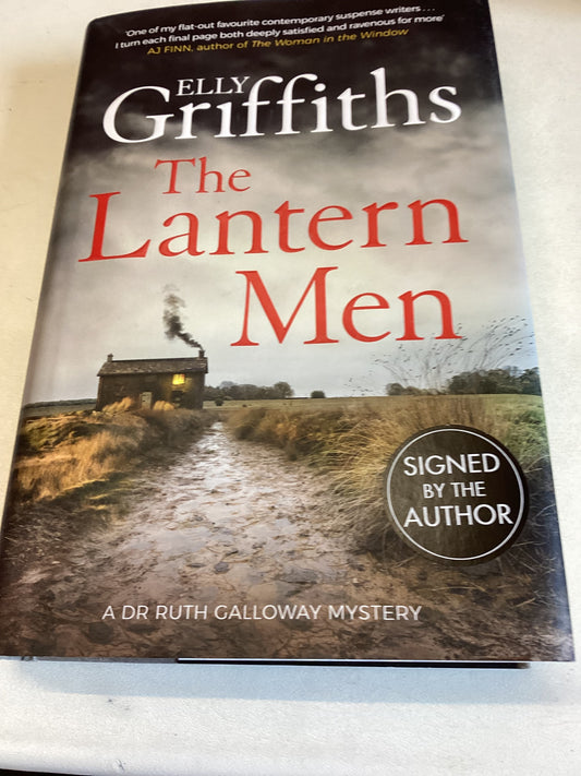 The Lantern Men Elly Griffiths Signed A Dr Ruth Galloway Mystery