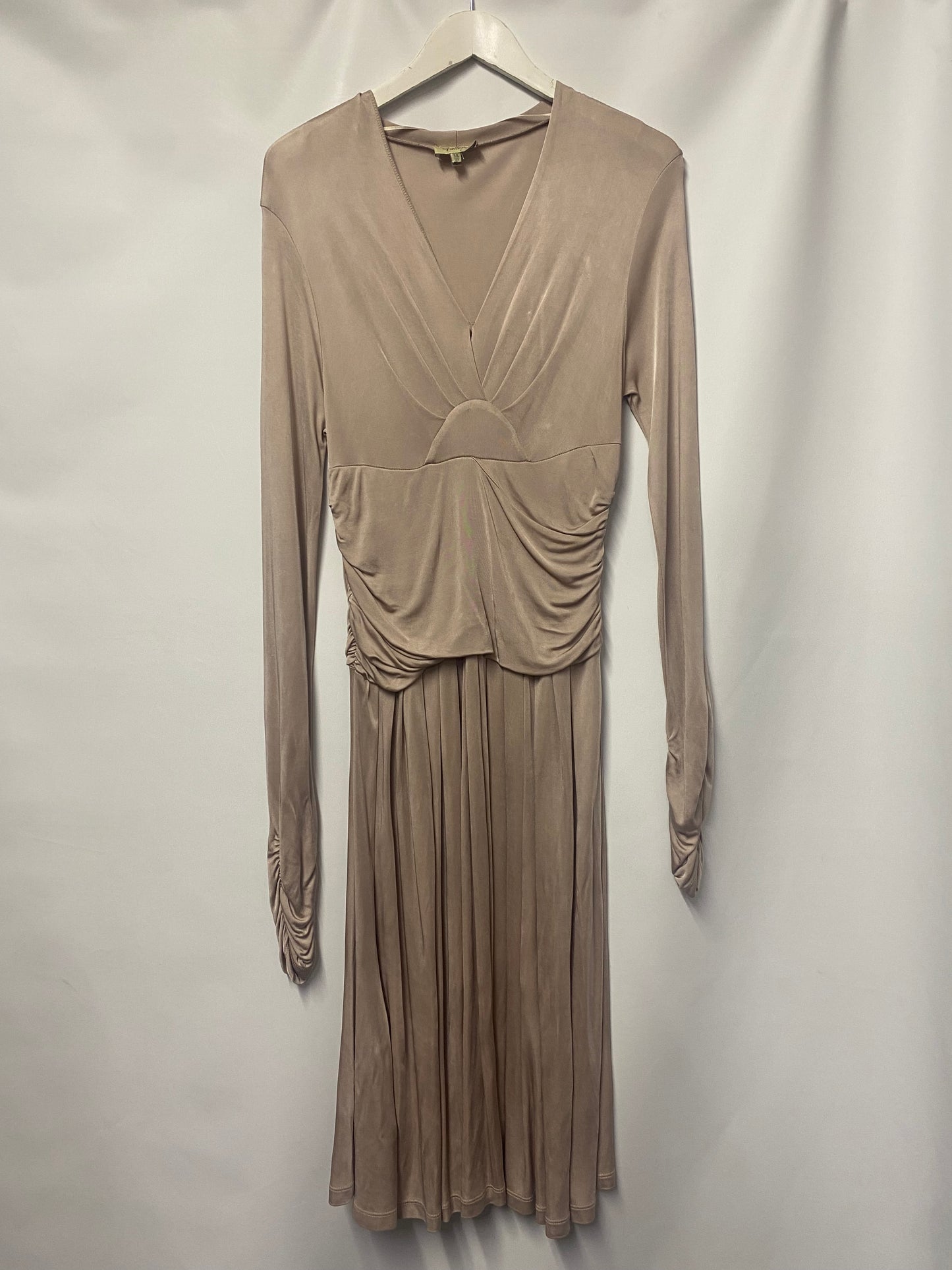 Gallery Vintage Pink Art Deco Style Dress 14