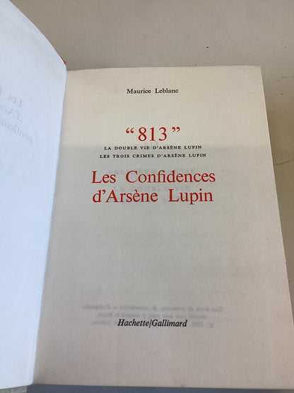 813 La Double vie Les Trois Crimes Les Aventures d'Arsene Lupin Gentleman-Cambrioleur