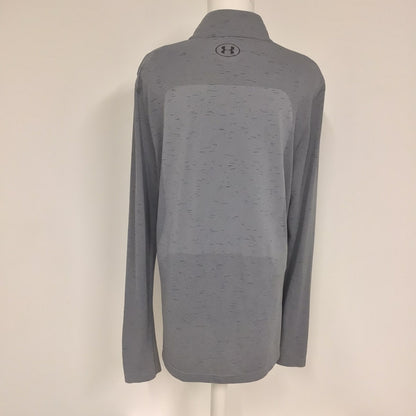 Under Armour Grey Fitted 1/2 Zip Top Size L