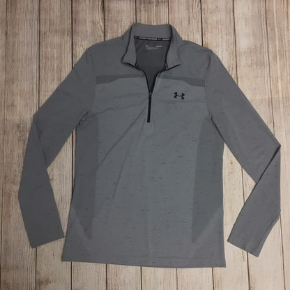 Under Armour Grey Fitted 1/2 Zip Top Size L