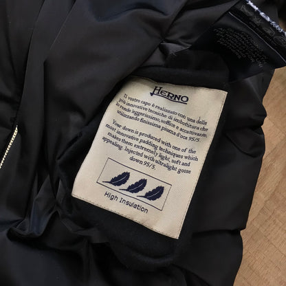Herno Black Multi Reversible Down Jacket Size 44 (PI0368D-12170-9300)