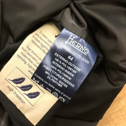 Herno Black Multi Reversible Down Jacket Size 44 (PI0368D-12170-9300)