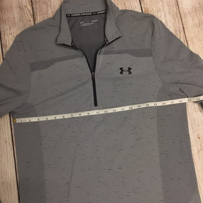 Under Armour Grey Fitted 1/2 Zip Top Size L