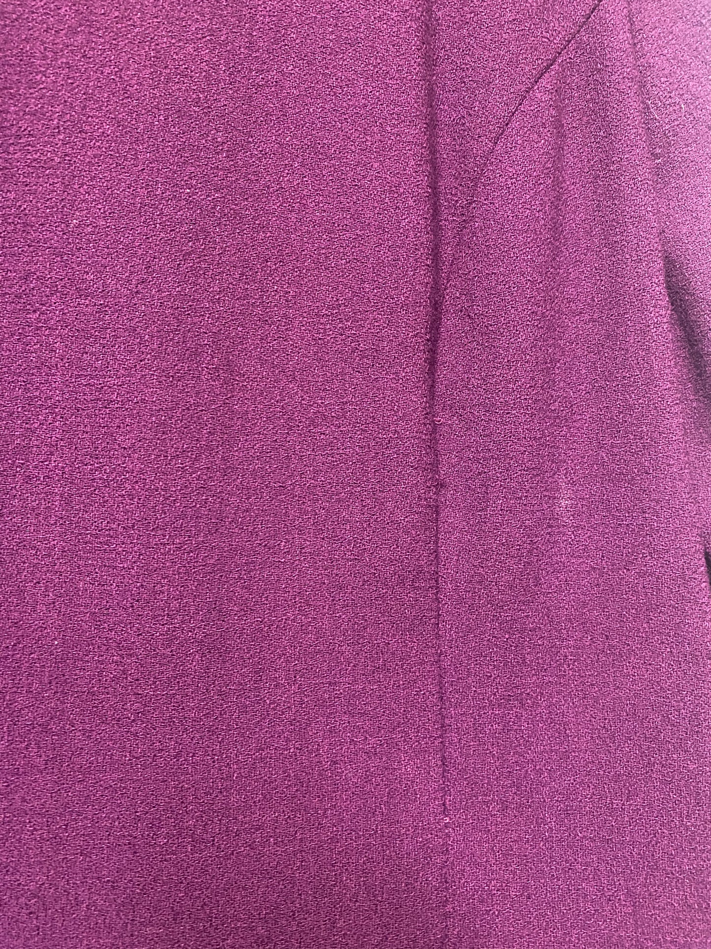 Vintage Carolina Herrera Purple 80s Ruffle Dress 10